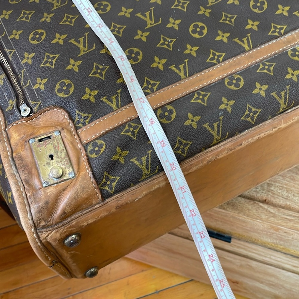 Louis Vuitton Brown Monogram Vintage Pullman Canvas Suitcase. View 6